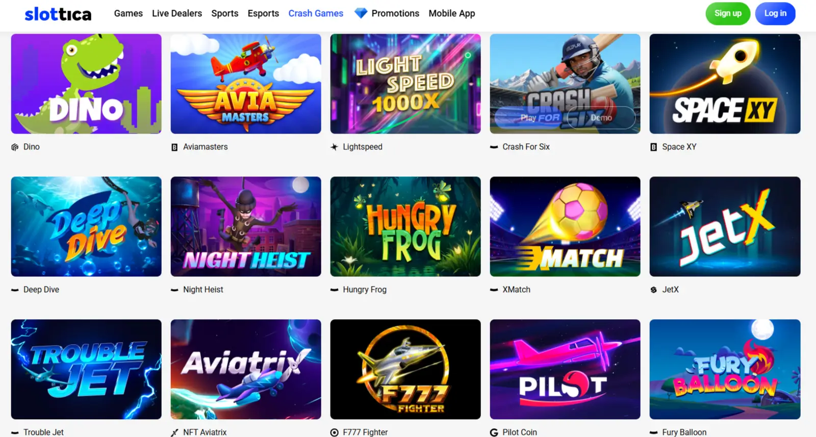 Slottica games